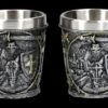 Schnapsbecher - Kreuzritter Reitend 4er Set -Figurenmodell Geschäft 2D FS24580 Schnapsbecher Kreuzritter reitend 2er Set 2 1280x1280