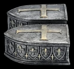 Schatulle - Kreuzritter Schild 2er Set -Figurenmodell Geschäft 2D FS24582 Schatulle Kreuzritter Schild 2er Set 2 1280x1280