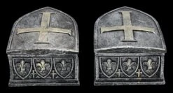 Schatulle - Kreuzritter Schild 2er Set -Figurenmodell Geschäft 2D FS24582 Schatulle Kreuzritter Schild 2er Set 3 1280x1280