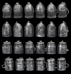 Schlüsselanhänger - Ritterhelme 24er Set 12 Schlüsselanhänger - Ritterhelme 24er Set -Figurenmodell Geschäft 2D FS24583 Schlusselanhanger Ritterhelme 24er Set 1 hinten 1280x1280