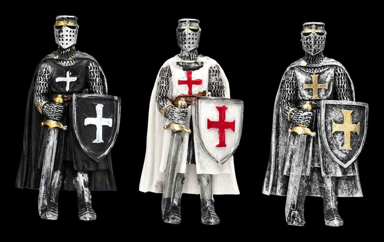 Magnete - Kreuzritter Bunt 12er Set 4 Magnete - Kreuzritter Bunt 12er Set – Bild 2