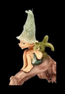Pixie Kobold Figur Mit Drache Auf Baum - 2er Set -Figurenmodell Geschäft 2D FS24652 Pixie Kobold Figur mit Drache auf Baum 2er Set 10 1280x1280