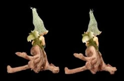 Pixie Kobold Figur Mit Drache Auf Baum - 2er Set -Figurenmodell Geschäft 2D FS24652 Pixie Kobold Figur mit Drache auf Baum 2er Set 4 1280x1280