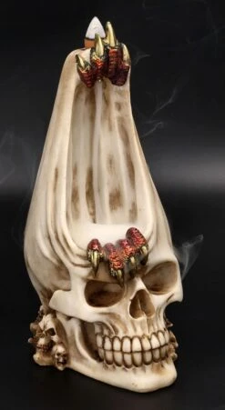 Rückfluss Räucherhalter Totenkopf - Dragon Within