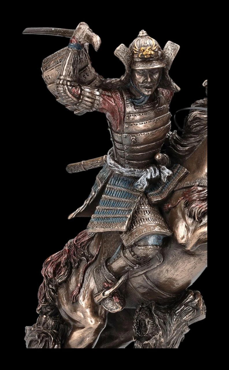Samurai Figur - Krieger Auf Steigendem Pferd 9 Samurai Figur - Krieger Auf Steigendem Pferd – Bild 7