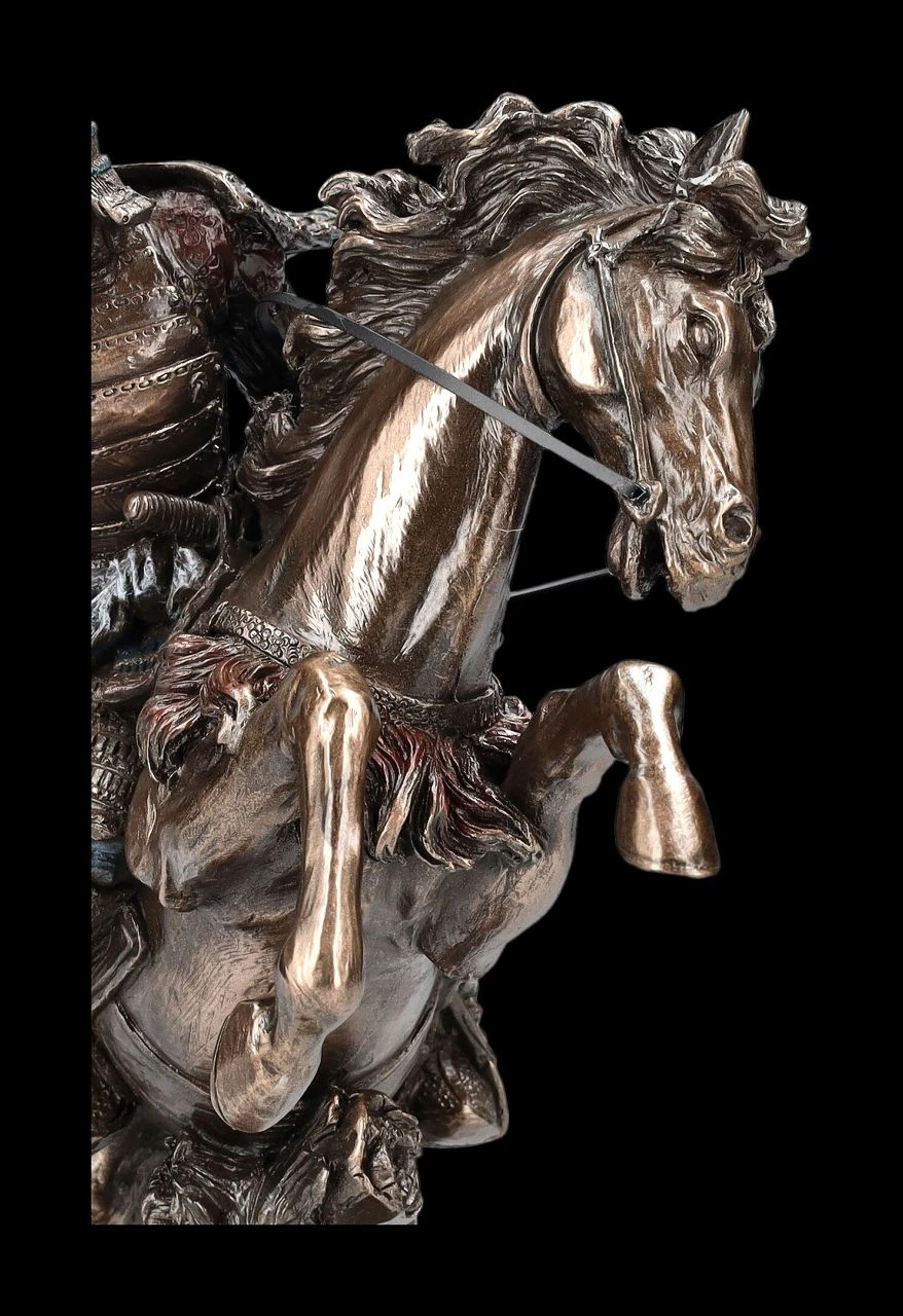 Samurai Figur - Krieger Auf Steigendem Pferd 10 Samurai Figur - Krieger Auf Steigendem Pferd – Bild 8