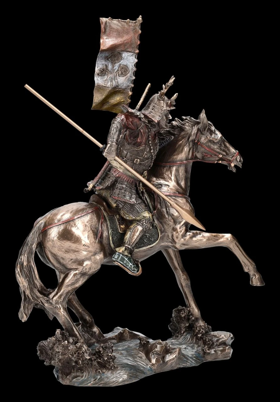 Samurai Figur - Reitender Krieger Mit Lanze 8 Samurai Figur - Reitender Krieger Mit Lanze – Bild 6
