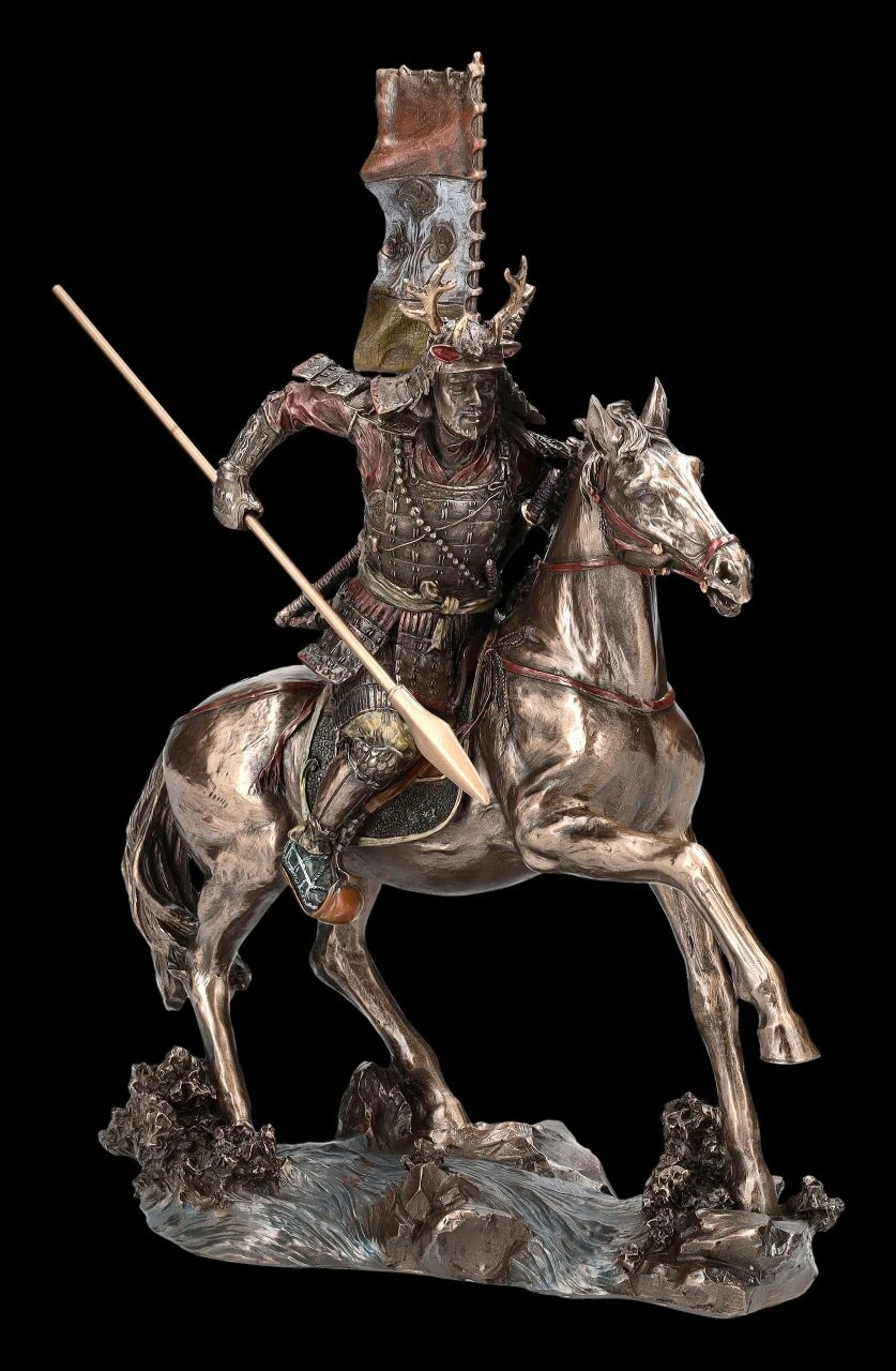Samurai Figur - Reitender Krieger Mit Lanze 4 Samurai Figur - Reitender Krieger Mit Lanze – Bild 2
