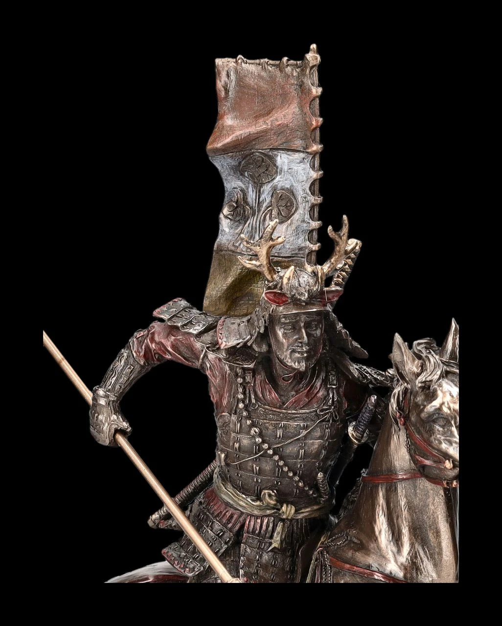 Samurai Figur - Reitender Krieger Mit Lanze 9 Samurai Figur - Reitender Krieger Mit Lanze – Bild 7