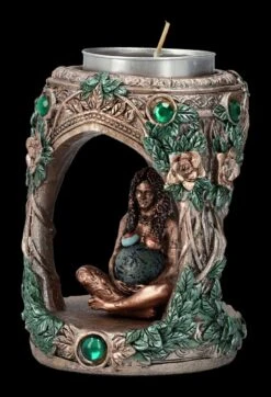 NEMESIS NOW Teelichthalter - Mutter Erde Gaia -Figurenmodell Geschäft 2D FS24706 Teelichthalter Mutter ERde GAia 9 1280x1280