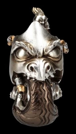 Skelett Figur Motorrad - Ride Or Die Bronzefarben -Figurenmodell Geschäft 2D FS24718 Skelett Figur Motorrad Ride or Die bronzefarben 4 1280x1280