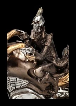 Skelett Figur Motorrad - Ride Or Die Bronzefarben -Figurenmodell Geschäft 2D FS24718 Skelett Figur Motorrad Ride or Die bronzefarben 9 1280x1280