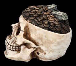 Totenkopf Schatulle - Geld Deckel -Figurenmodell Geschäft 2D FS24742 Totenkopf Schatulle Geld Deckel 2 1280x1280