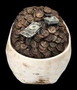 Totenkopf Schatulle - Geld Deckel -Figurenmodell Geschäft 2D FS24742 Totenkopf Schatulle Geld Deckel 3 1280x1280