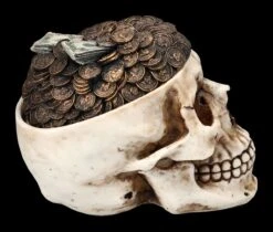 Totenkopf Schatulle - Geld Deckel -Figurenmodell Geschäft 2D FS24742 Totenkopf Schatulle Geld Deckel 4 1280x1280