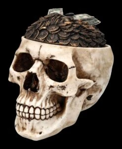Totenkopf Schatulle - Geld Deckel -Figurenmodell Geschäft 2D FS24742 Totenkopf Schatulle Geld Deckel 6 1280x1280