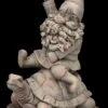 Gartenzwerg Figur - Reitet Auf Schildkröte -Figurenmodell Geschäft 2D FS24756 Gartenzwerg Figur Reitet auf Schildkkrote 5 1280x1280