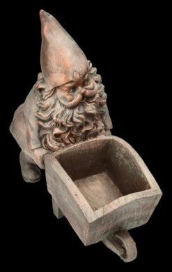 Gartenzwerg Figur Mit Schubkarren Pflanztopf -Figurenmodell Geschäft 2D FS24757 Gartenzwerg Figur mit Schubkarren Pflanztopf 8 1280x1280