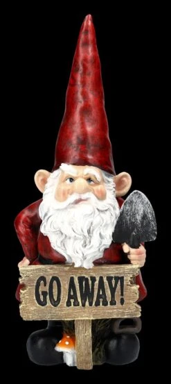 Gartenzwerg Figur - Go Away