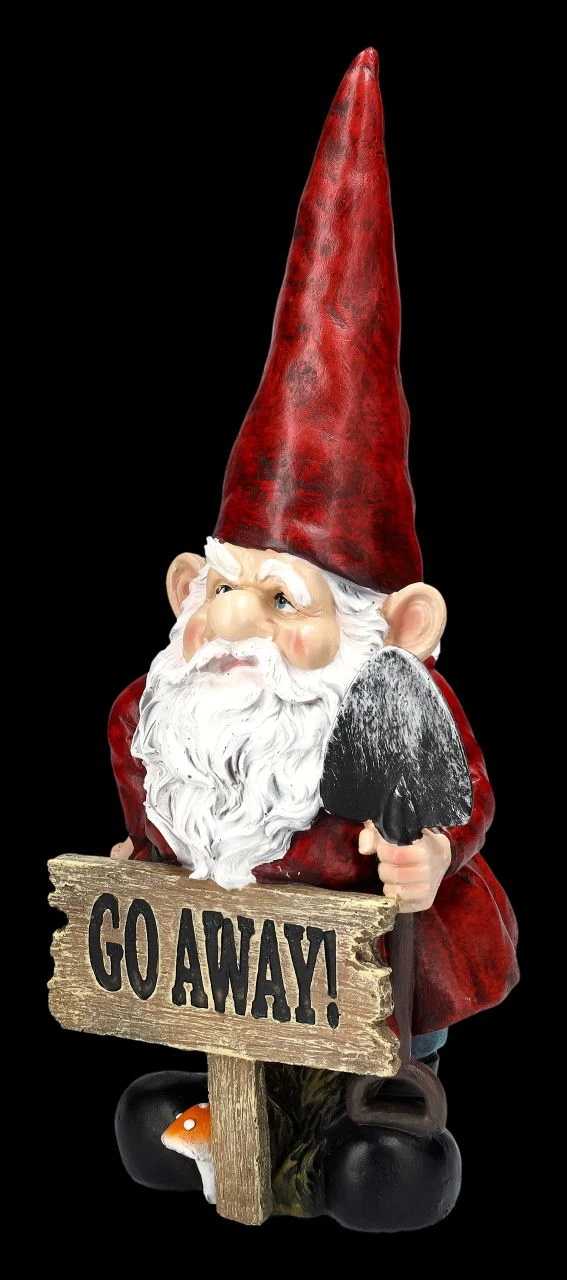 Gartenzwerg Figur - Go Away 5 Gartenzwerg Figur - Go Away – Bild 3