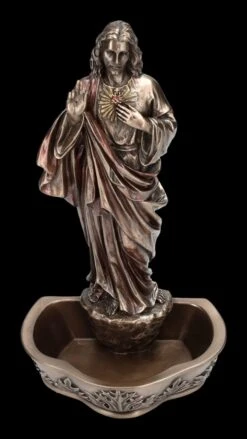 Weihwasserbecken - Gesegnetes Herz Jesu -Figurenmodell Geschäft 2D FS24774 Weihwasserbecken Gesegnetes Herz Jesu 11 1280x1280