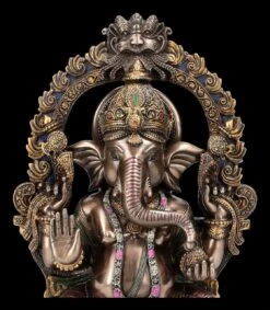 Ganesha Figur Unter Tempelbogen -Figurenmodell Geschäft 2D FS24817 Ganesha Figur unter TEmpelbogen 2 1280x1280