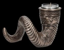 Teelichthalter - Germanisches Widderhorn -Figurenmodell Geschäft 2D FS24823 Teelichthalter Germanisches Widderhorn 5 1280x1280