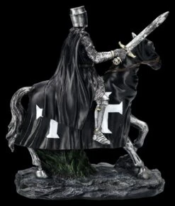Ritter Figur Auf Pferd Schwarz -Figurenmodell Geschäft 2D FS24858 Ritter Figur auf Pferd schwarz 3 1280x1280