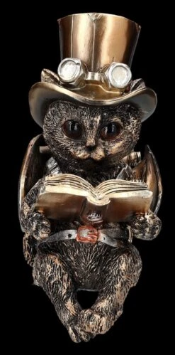 Katzen Figur Steampunk Kantenhocker -Figurenmodell Geschäft 2D FS24904 Katzen Figur Steampunk Kantenhocker 1 1280x1280