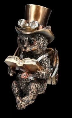 Katzen Figur Steampunk Kantenhocker -Figurenmodell Geschäft 2D FS24904 Katzen Figur Steampunk Kantenhocker 4 1280x1280