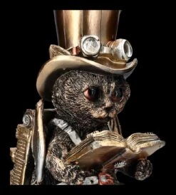 Katzen Figur Steampunk Kantenhocker -Figurenmodell Geschäft 2D FS24904 Katzen Figur Steampunk Kantenhocker 8 1280x1280