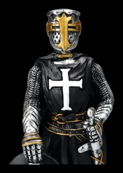 Ritter Figur - Deutscher Orden Schwarz -Figurenmodell Geschäft 2D FS24935 Ritter Figur Deutscher ORden schwarz 3 1280x1280