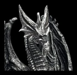 Drachen Figur - Wächter Silberfarben 15 Drachen Figur - Wächter Silberfarben -Figurenmodell Geschäft 2D FS24974 Drachen Figur W chter silberfarben 7 1280x1280