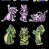 Drachen Figuren 12er Set - Yoga -Figurenmodell Geschäft 2D FS24976 Drachen Figuren 12er Set Yoga vorne 1280x1280