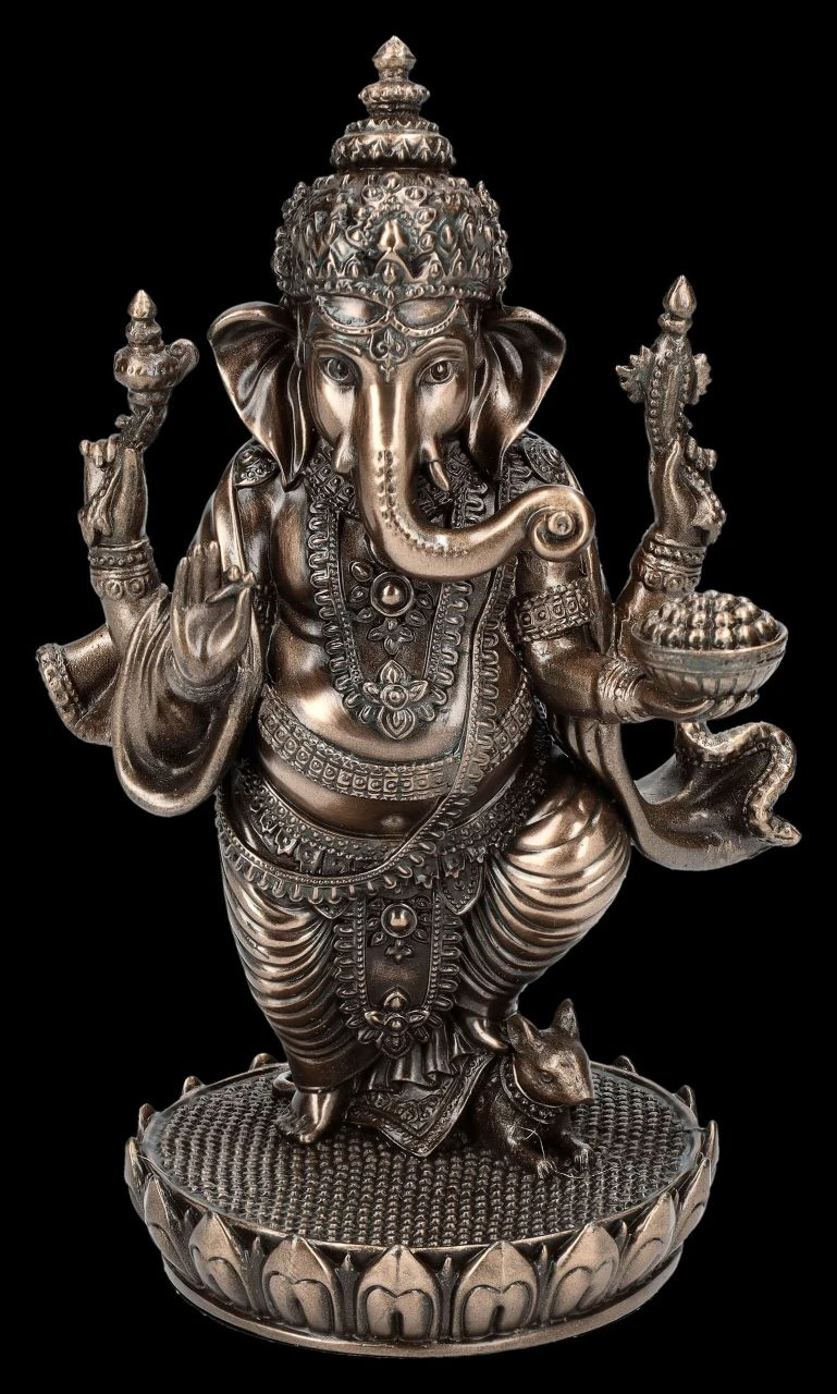 Ganesha Figur Steht Auf Ratte 3 Ganesha Figur Steht Auf Ratte