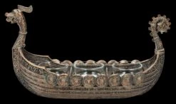 Teelichthalter Dreifach - Wikinger Drakkar -Figurenmodell Geschäft 2D FS25044 Teelichthalter dreifach Wikinger Drakkar 2 1280x1280