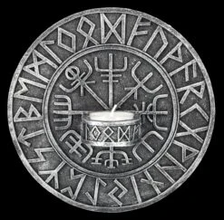 Wand Teelichthalter - Wikinger Kompass Vegvisir