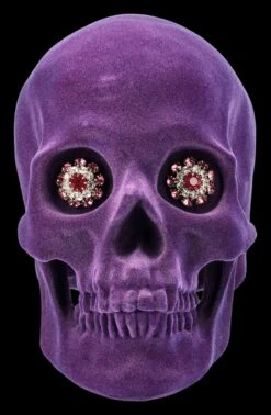 Figurenmodell Geschäft 26 Figurenmodell Geschäft -Figurenmodell Geschäft 2D FS25062 Totenkopf Lila Velours Jewelled Gaze 2 1280x1280