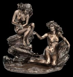 Aktfigur - Sturm-Nymphen Auf Felsen