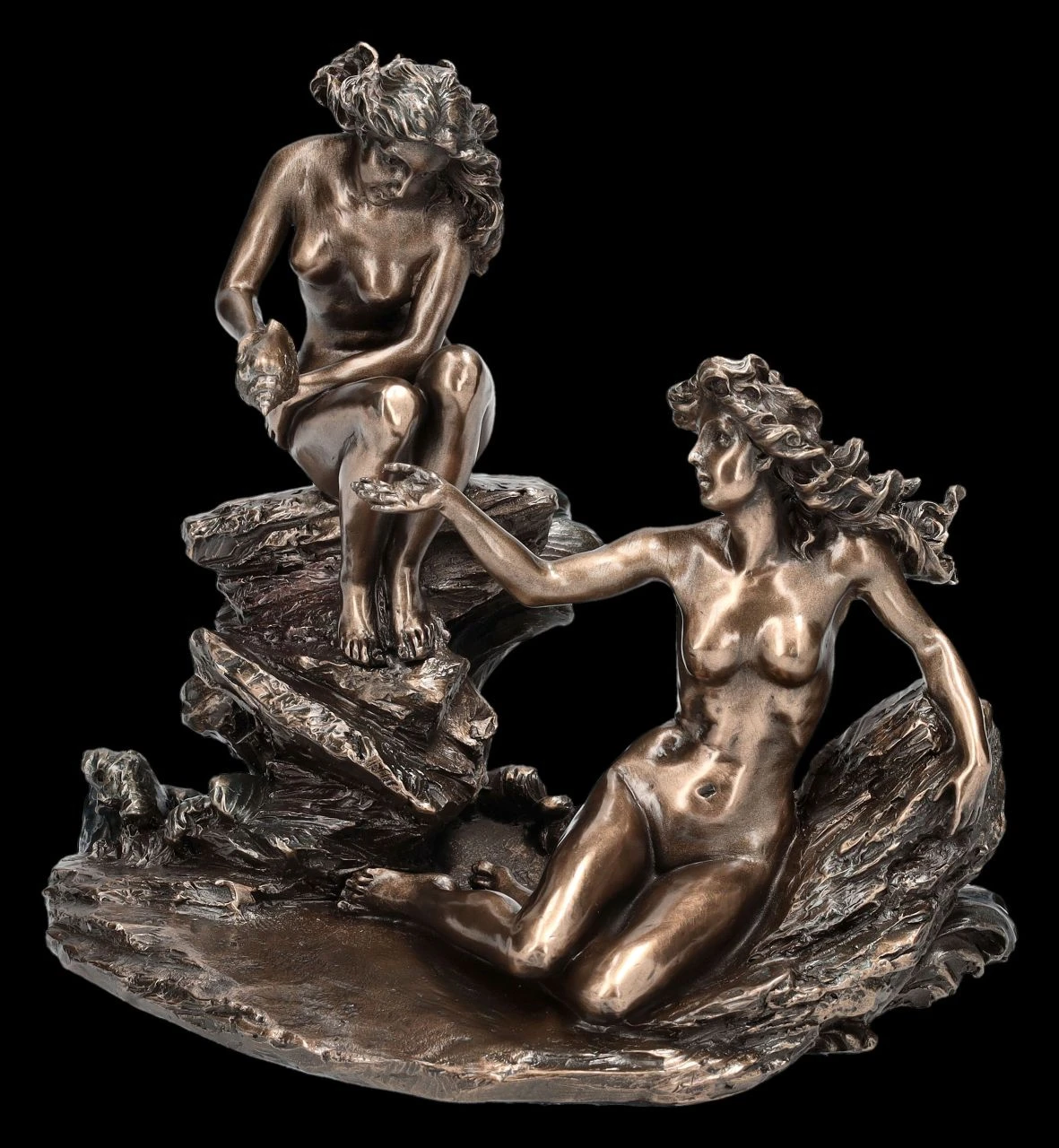 Aktfigur - Sturm-Nymphen Auf Felsen 8 Aktfigur - Sturm-Nymphen Auf Felsen – Bild 6