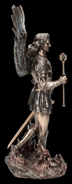 Erzengel Michael Figur - In Flammen Mit Zepter -Figurenmodell Geschäft 2D FS25085 Erzengel Michael Figur in Flammen mit Zepter 4 1280x1280