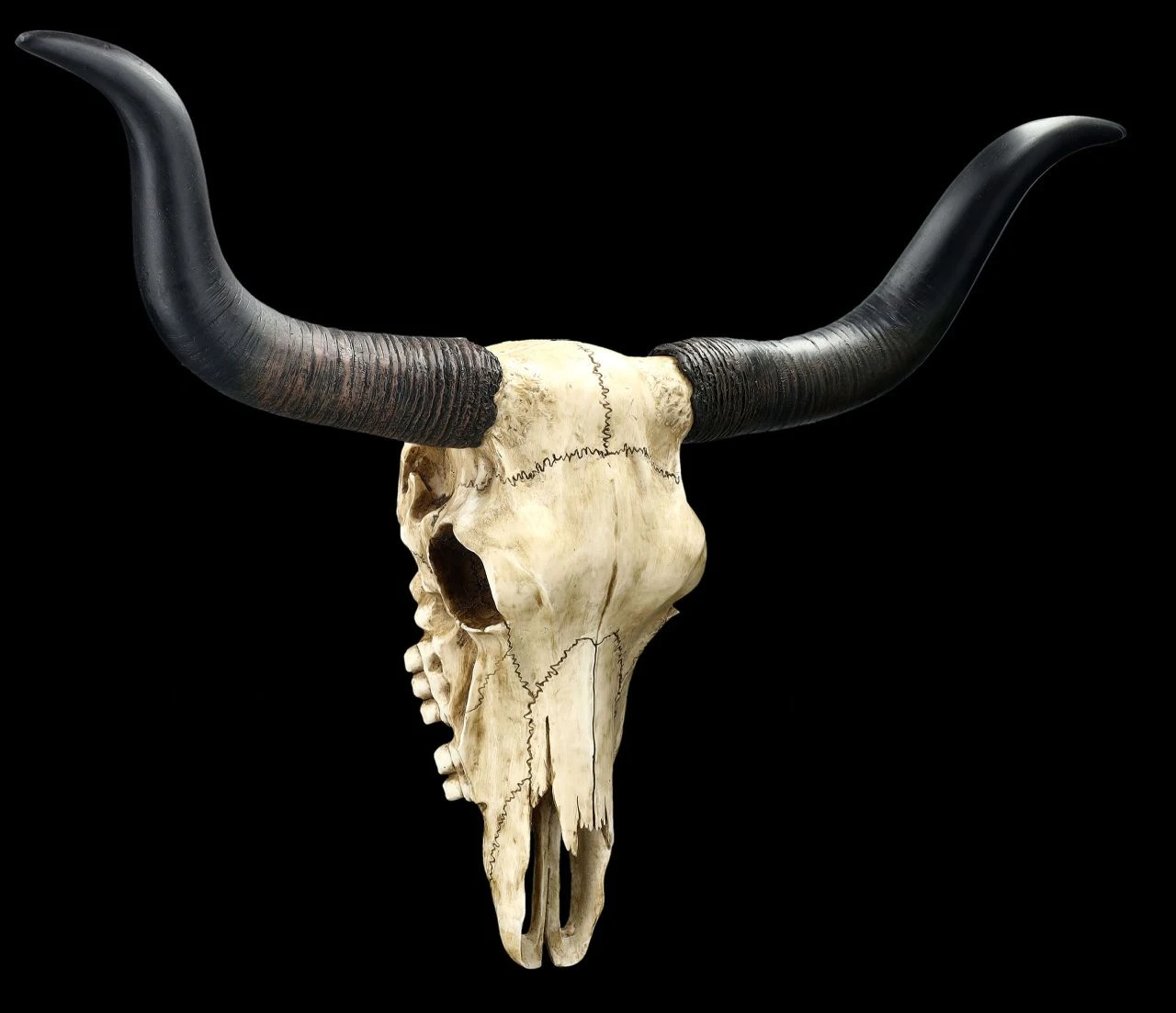 Wandrelief Totenkopf - Longhorn Rinderschädel 5 Wandrelief Totenkopf - Longhorn Rinderschädel – Bild 3