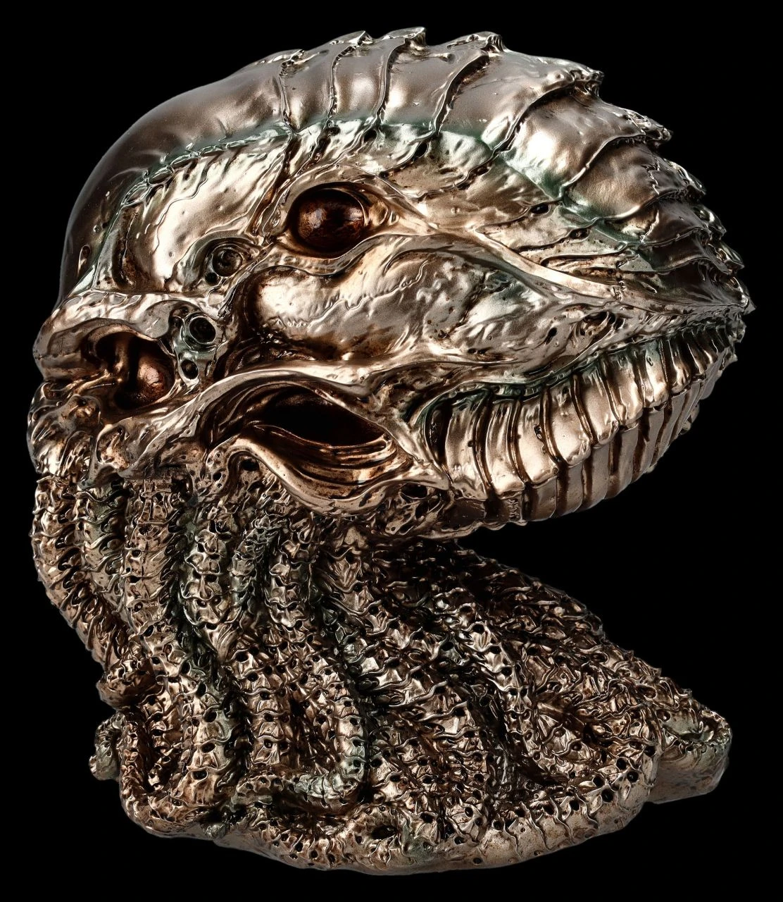 Cthulhu Totenkopf Figur Bronzefarben By James Ryman 7 Cthulhu Totenkopf Figur Bronzefarben By James Ryman – Bild 5