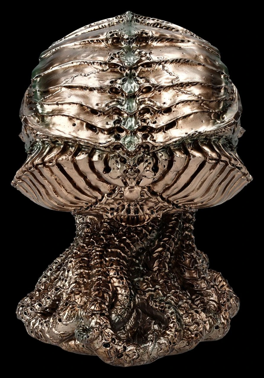Cthulhu Totenkopf Figur Bronzefarben By James Ryman 8 Cthulhu Totenkopf Figur Bronzefarben By James Ryman – Bild 6