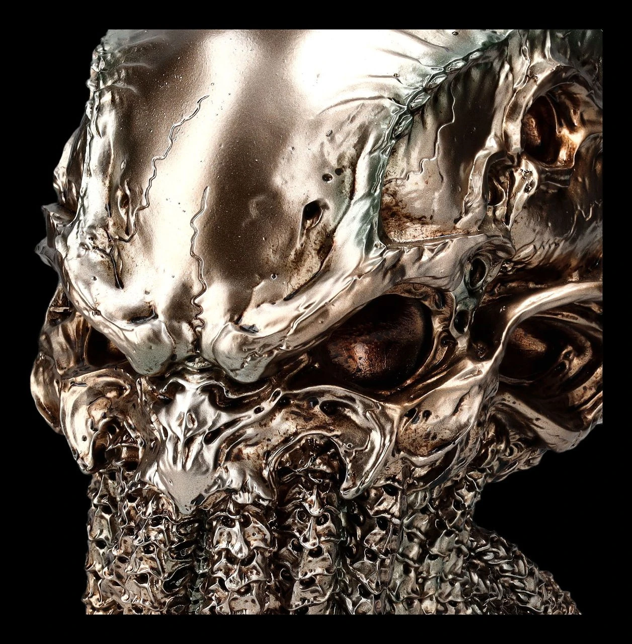 Cthulhu Totenkopf Figur Bronzefarben By James Ryman 10 Cthulhu Totenkopf Figur Bronzefarben By James Ryman – Bild 8