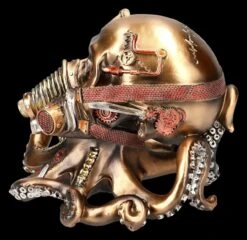 Steampunk Totenkopf - Krake Mit Gasmaske -Figurenmodell Geschäft 2D FS25155 Steampunk Totenkopf Krake mit Gasmaske 2 1280x1280