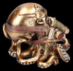 Steampunk Totenkopf - Krake Mit Gasmaske -Figurenmodell Geschäft 2D FS25155 Steampunk Totenkopf Krake mit Gasmaske 4 1280x1280