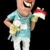 Funny Job Figur - Zahnarzt Mit Goldzahn Und Gebiss -Figurenmodell Geschäft 2D FS25161 Funny Job Figur Zahnarzt mit Gebiss 1 1280x1280