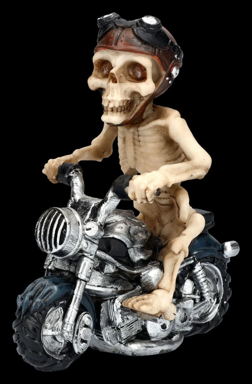 Skelettfigur Auf Motorrad - Skelecruiser 3 Skelettfigur Auf Motorrad - Skelecruiser