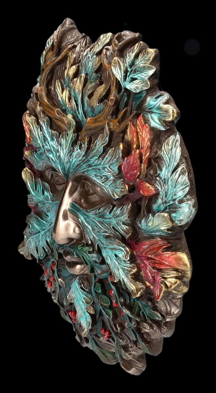 Wandrelief Greenman - Winter Sonnenwende 10 Wandrelief Greenman - Winter Sonnenwende – Bild 8